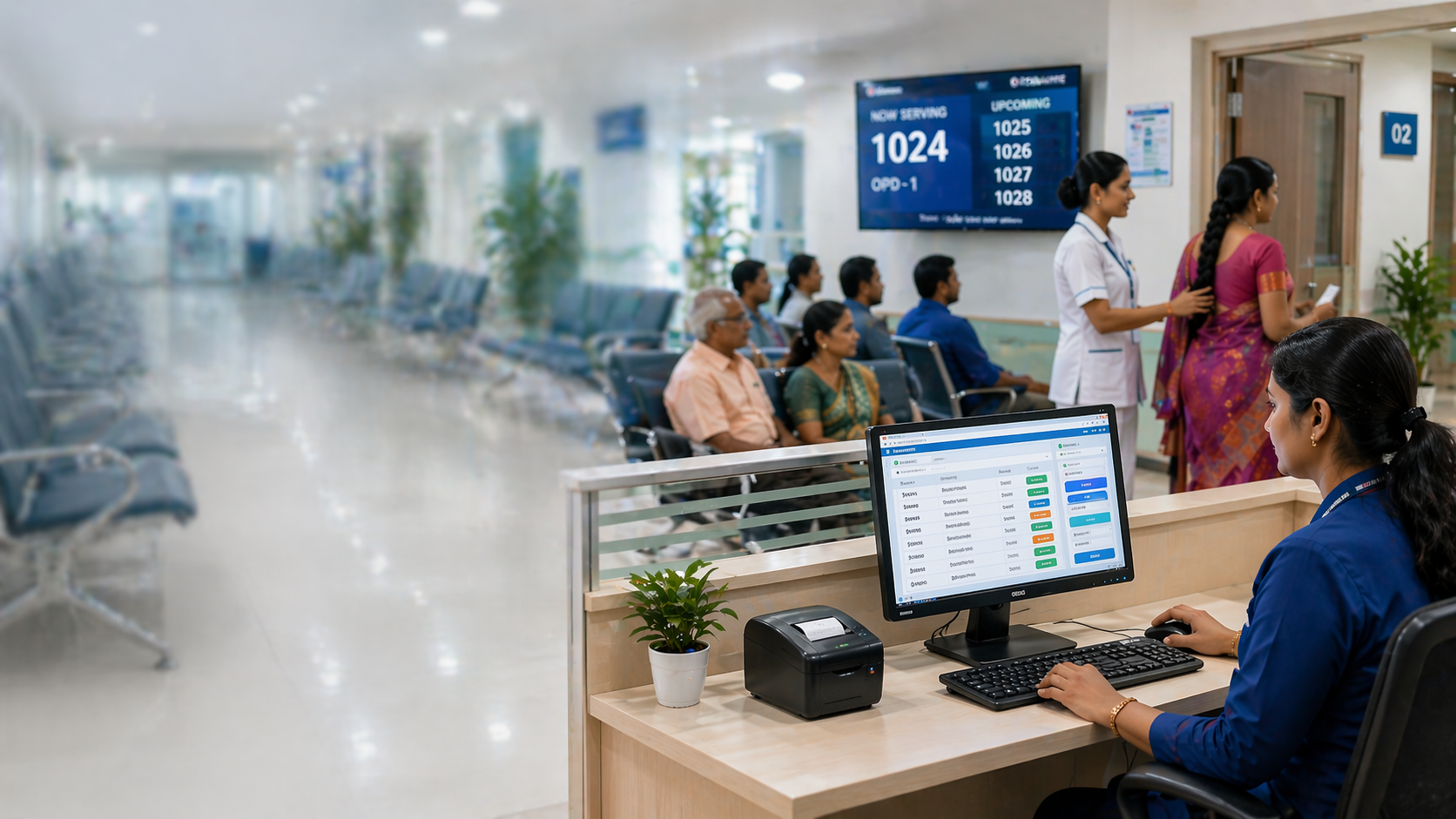 Cauvery Hospital – Token Management System